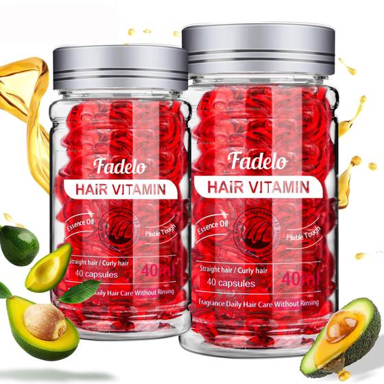 Imagem de Cápsula de óleo de tratamento capilar Fadelo No Rinse Essence 120mL x2