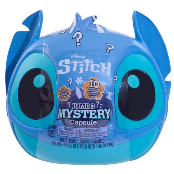 Imagem de Cápsula Misteriosa Just Play Disney Stitch Jumbo - Boneco de 23cm