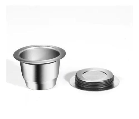 Imagem de Cápsula Nespresso Reutilizável Inox +Dosador +Pincel