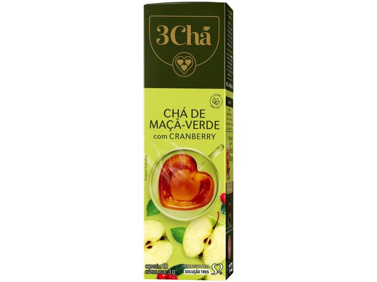 Imagem de Cápsula TRES Maçã-Verde com Cranberry 3Chá