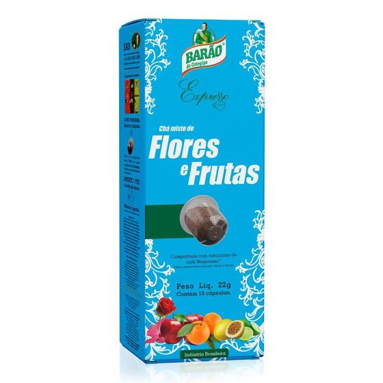 Imagem de Cápsulas Barão Cotegipe, Para Nespresso Chá Flores E Frutas