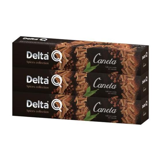 Imagem de Cápsulas De Café Delta Q Canela Intensidade 7 Kit 3 Caixas