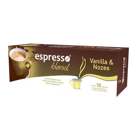 Imagem de Cápsulas de Café Espresso Blend Vanilla e Nozes - Compatíveis com Nespresso - 10 un.