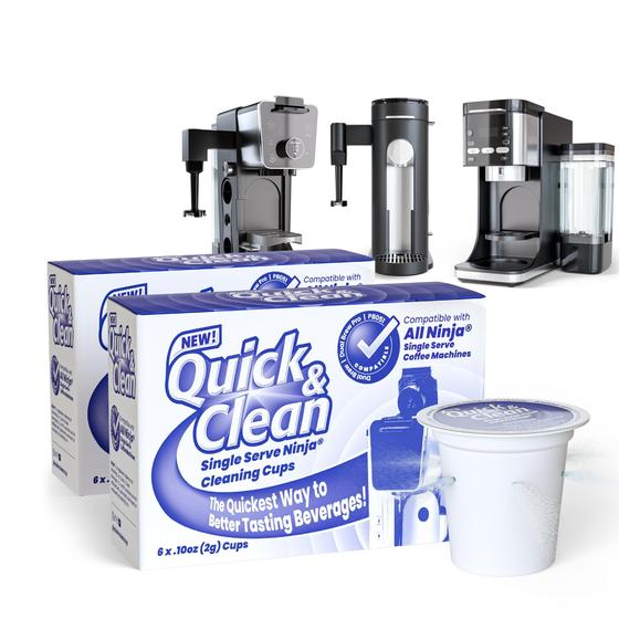 Imagem de Cápsulas de limpeza Quick & Clean compatíveis com máquinas de café Ninja, pacote com 12