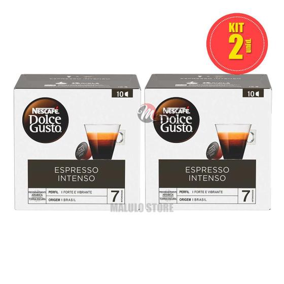 Imagem de Cápsulas Dolce Gusto Espresso Intenso Kit 2 Caixas