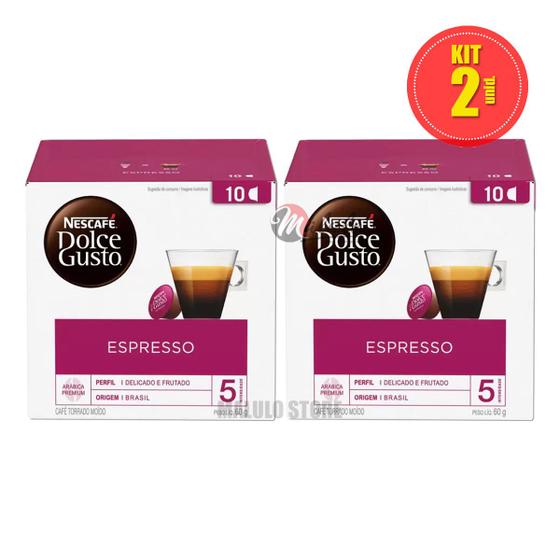 Imagem de Cápsulas Dolce Gusto Espresso Kit 2 Caixas
