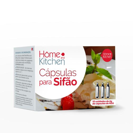 Imagem de Cápsulas N2O para Sifão Home & Kitchen - 30 unidades - 3 Cxs