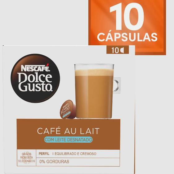 Imagem de Capsulas Nescafé Dolce Gusto Café Au Lait C/ Leite Desnatado
