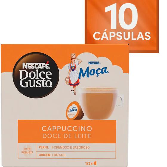 Imagem de Capsulas Nescafé Dolce Gusto Cappuccino Moça Doce De Leite