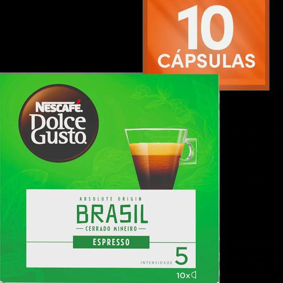 Imagem de Capsulas Nescafé Dolce Gusto Origens do Mundo Brasil Cerrado Mineiro Espresso