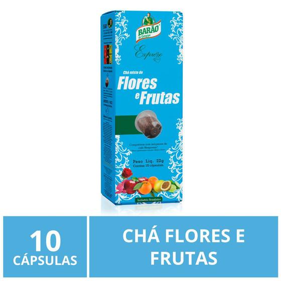 Imagem de Cápsulas para Nespresso Barão Cotegipe, Chá Flores e Frutas