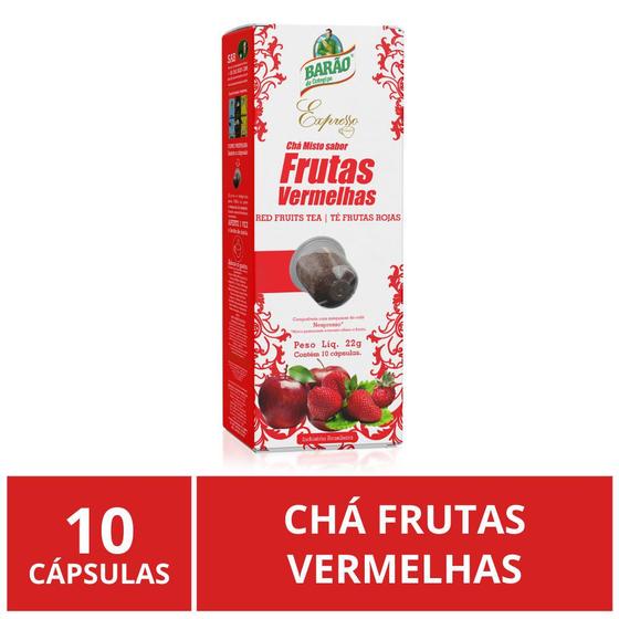 Imagem de Cápsulas para Nespresso Barão Cotegipe, Chá Frutas Vermelhas