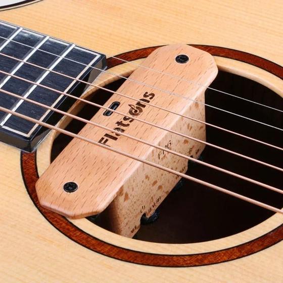 Imagem de Captador de Guitarra Bluetooth Recarregável com Efeito de Reverberação