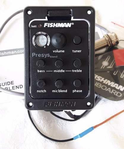 Imagem de Captador Fishman Presys Blend 301 com microfone interno