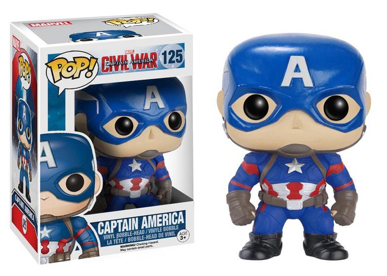 Imagem de Captain America 125 - Marvel Civil War - Funko Pop
