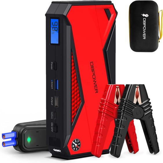 Imagem de Car Jump Starter DBPOWER 1600A - 17200mAh - Portátil com Display LCD