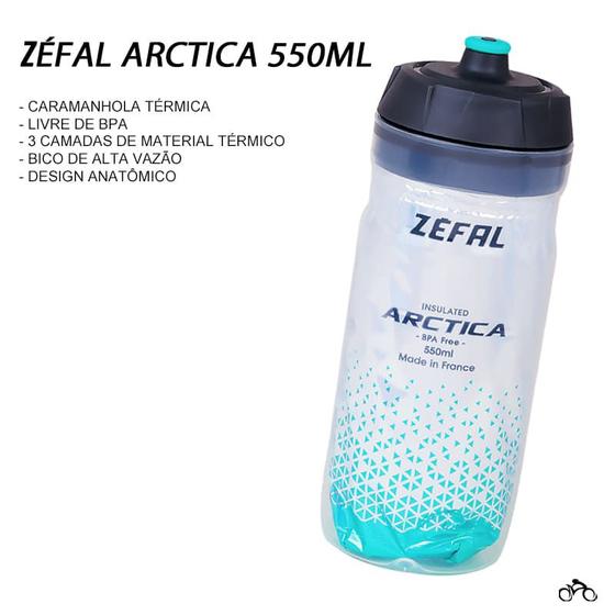 Imagem de Caramanhola Térmica Bike Zéfal Arctica 550 ML