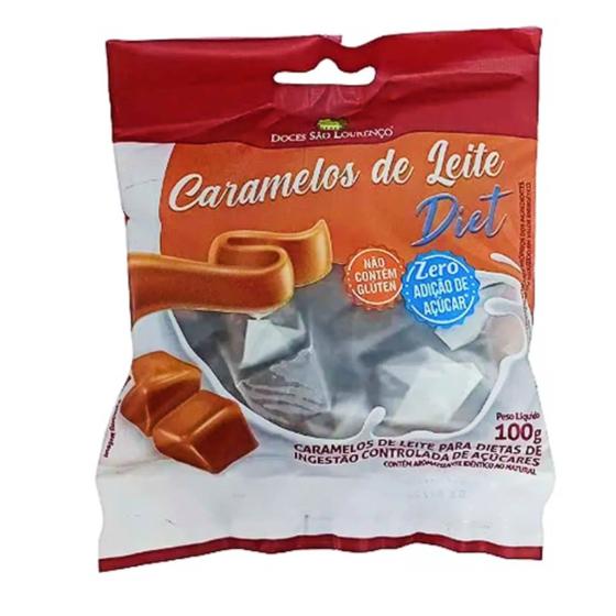 Imagem de Caramelo de Leite Diet SÃO LOURENÇO 100g