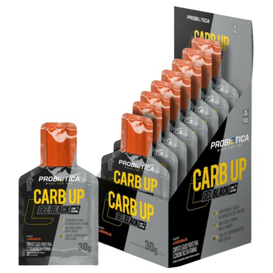 Imagem de Carb Up Black Gel Energético Caixa 10un Probiotica