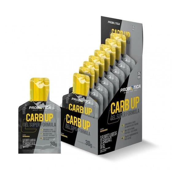 Imagem de Carb Up Gel Black 10 Sachês Sabor Banana Probiotica