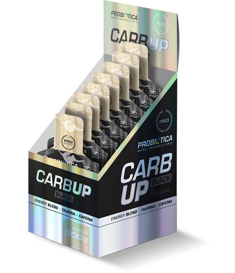 Imagem de Carb-Up Gel Black cx c/ 10 unidades baunilha - Probiótica