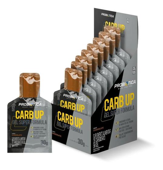 Imagem de Carb up Gel Super com 10 Saches Sabor Chocolate Probiotica