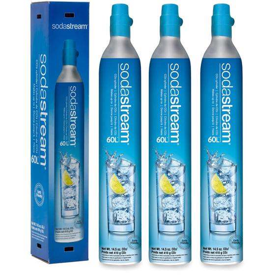 Imagem de Carbonatador SodaStream - Refil de CO2 60L (Conjunto com 3)
