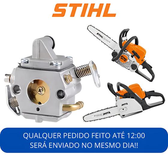 Imagem de Carburador Compatível Com Motosserra Stihl Ms170 Ms180 Zama Savana