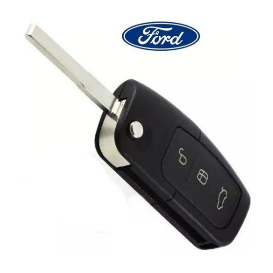 Imagem de Carcaça Chave Canivete Ford Focus Ecosport 2013 2014 2015 3bts