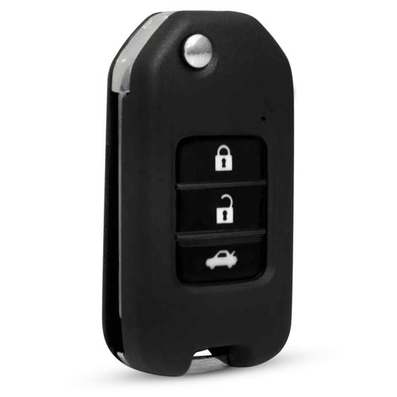 Carcaça Chave Canivete Honda Civic Fit City Hr-v Cr-v 2005 a 2019 3 botões Lamina G Menor preço em Carcaça Chave Canivete Honda Civic Fit City Hr-v Cr-v 2005 a 2019 3 botões Lamina G