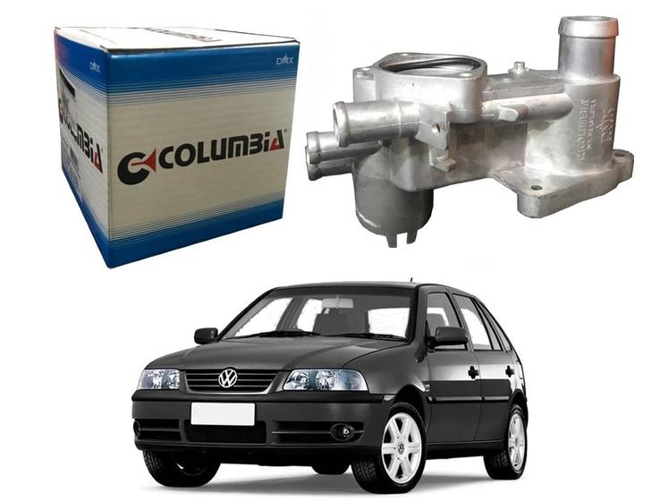 Imagem de Carcaça termostatica aluminio columbia volkswagen gol g3 1.0 8v 1.0 16v 2001 a 2005