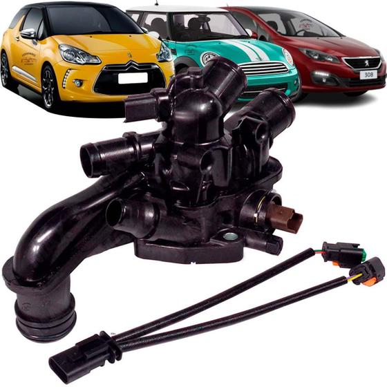 Imagem de Carcaça Válvula Termostática Ds3 Ds4 Ds5 C4 Lounge Thp 1.6