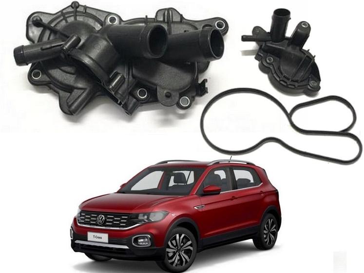 Imagem de Carcaça valvula termostática volkswagen tcross 1.0 1.4 2019 a 2022