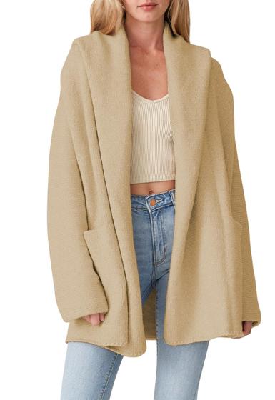 Imagem de Cardigã Cakulo Com Capuz - Suéter Longo Plus Size para Mulher