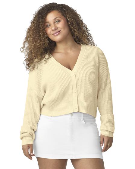 Imagem de Cardigan florence by mills Womens Bright Side Cropped Pear Sorbet