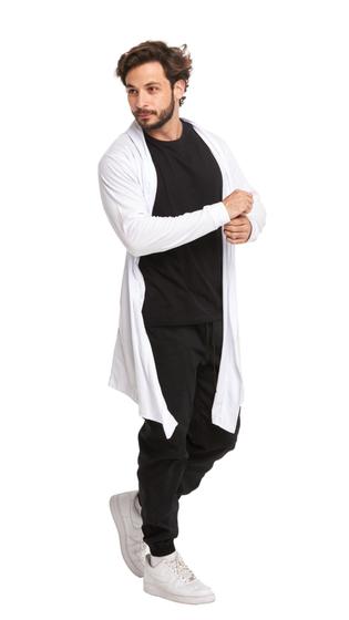 Imagem de Cardigan Masculino Swag Kimono Sobretudo Blusa De Frio Manga Longa Ca2n