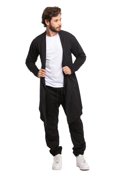 Imagem de Cardigan Masculino Swag Kimono Sobretudo Blusa De Frio Manga Longa Ca2n