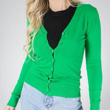 Cardigan susie modal botão feminino - Susie Modas