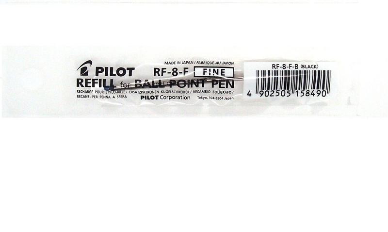 Imagem de Carga Esferográfica Pilot RF-8-F - Preta 0,7