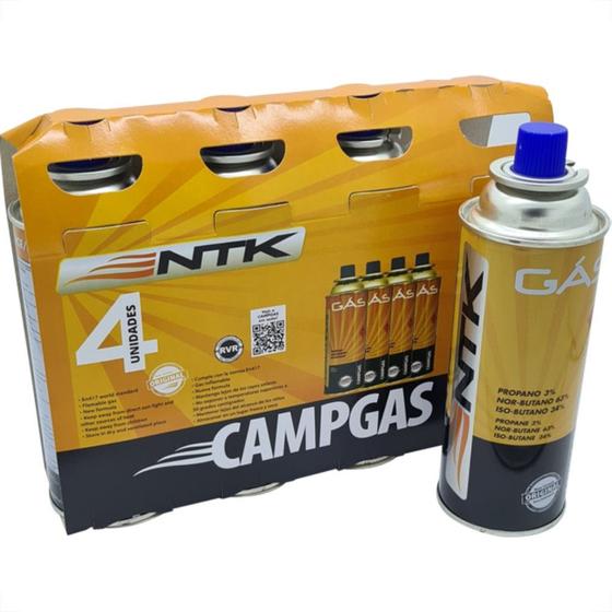 Imagem de Carga Gas P/Macar/Fog.Nautika 227G - Kit C/4 PC