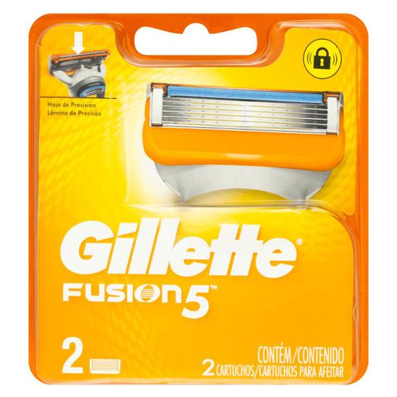 Imagem de Carga Gillette Fusion 5 com 2 Unidades