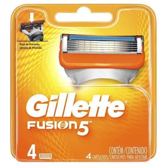 Imagem de Carga Gillette Fusion 5 Com 4 Unidades