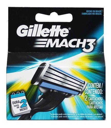 Imagem de Carga Mach 3 Com 2 Cartuchos - Gillette