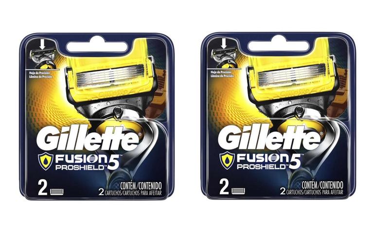 Carga Para Aparelho de Barbear Gillette Fusion5 Proshield c4 Imagem de Carga Para Aparelho de Barbear Gillette Fusion5 Proshield c4