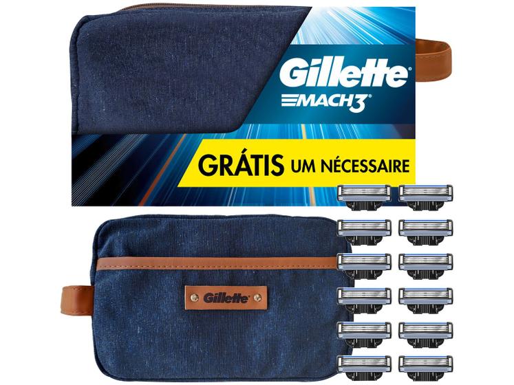 Carga para Aparelho de Barbear Gillette Mach3 12 Unidades Menor preço em Carga para Aparelho de Barbear Gillette Mach3 12 Unidades