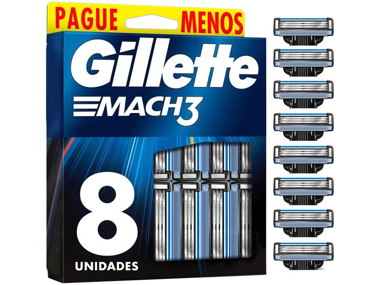 Carga para Aparelho de Barbear Gillette Mach3 é ruim? Carga para Aparelho de Barbear Gillette Mach3 é boa?