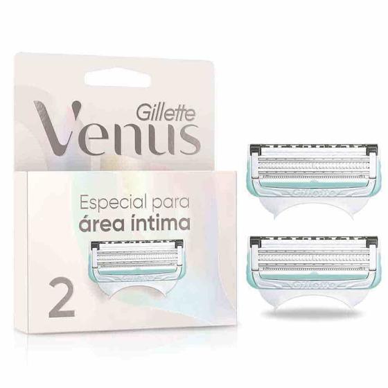 Imagem de Carga para Aparelho de Depilar Gillette Venus Especial para Área Íntima 2 Unidades