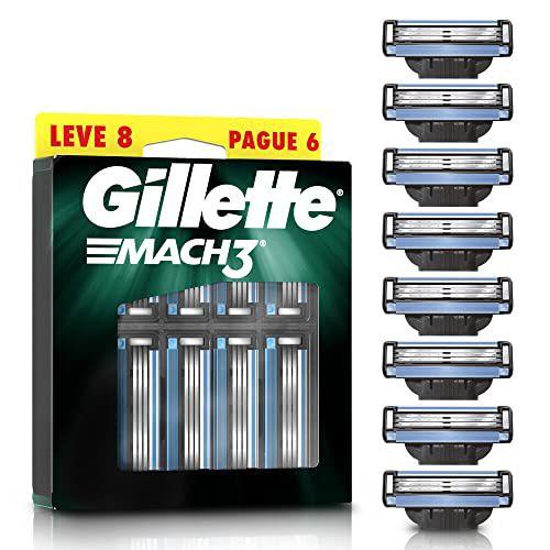 Imagem de Carga para aparelho Gillette Mach3 Regular 8 Unidades