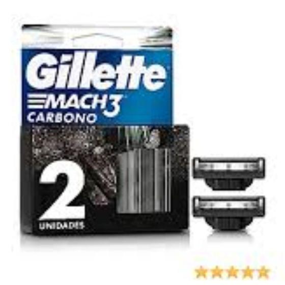 Imagem de Carga para Gillette MACH3 Carbono com 2 unidades