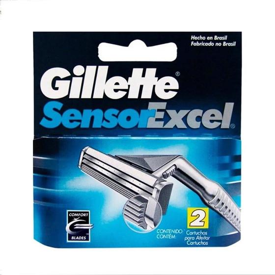 Imagem de Carga Sensor Excel - 12 embalagens c/ 2 unidades - Gillette